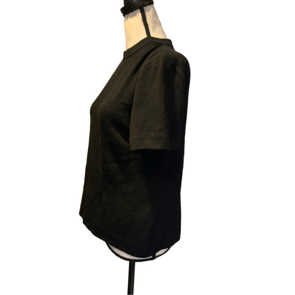 St. John Black Santana Knit Shell Size S - Picture 3 of 9